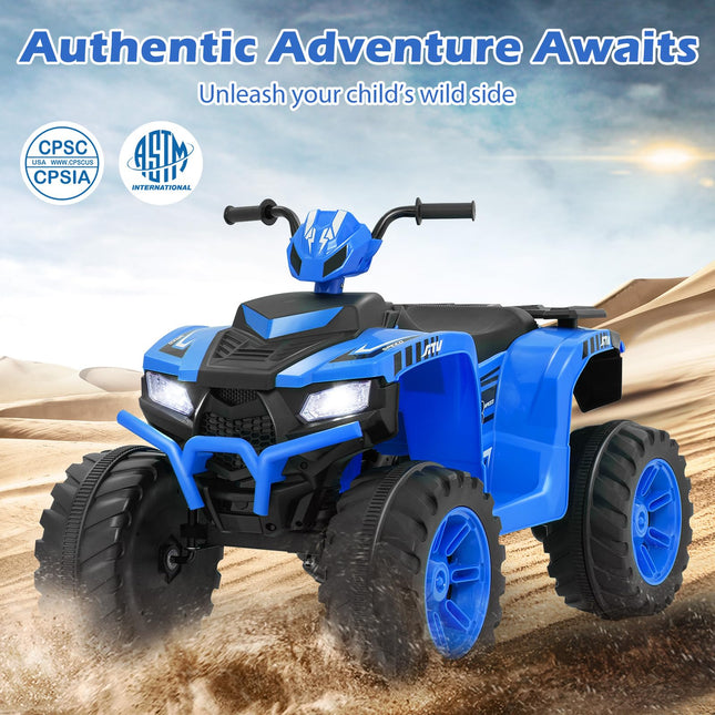 Coszton ATV for Kids, 24V Battery Powered Electric ATV Quad, Kids Ride-On ATV Kids 4-Wheeler for 3-8 Boys & Girls
