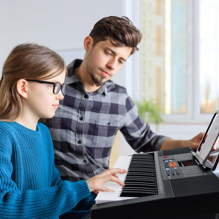 Costzon 61 Key Keyboard Piano, Electric Piano Keyboard with 300 Rhythms, 300 Timbres
