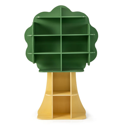 Costzon Tree Kids Bookshelf, 6-Tier Toddler Montessori Shelf Book Rack
