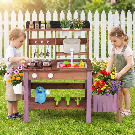Costzon Mud Kitchen for Kids Outdoor
