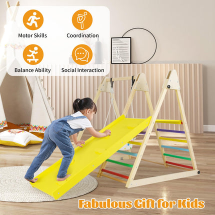 Costzon Indoor Jungle Gym Montessori Climbing Toys for Toddlers