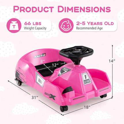 12V Electric Cleaning Go Kart with Detachable Mop and Remote Control