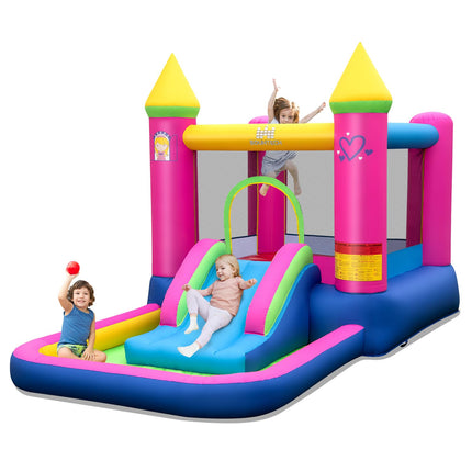 BOUNTECH Inflatable Bounce House with Ball Pit Princess Bouncy House for Kids