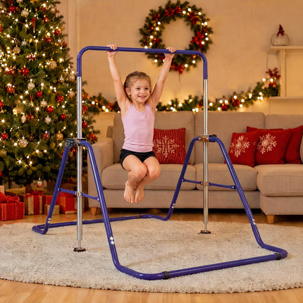 Costzon Expandable Gymnastics Training Bar, Folding Gymnastics Bar