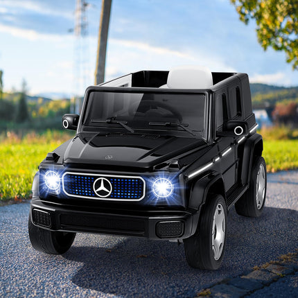 Costzon Licensed Mercedes-Benz EQG Kids Ride On Car, 12V 9AH 4WD Toy Electric Vehicle w/Remote Control