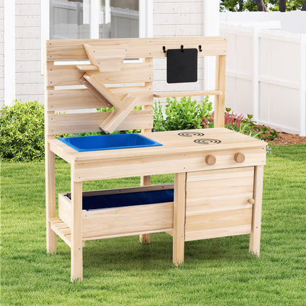 Costzon Outdoor Play Kitchen w/Detachable Sandbox