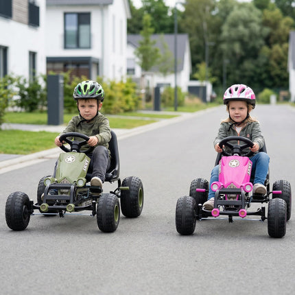 Costzon Kids Pedal Go Kart 4-Wheel Ride On Toy