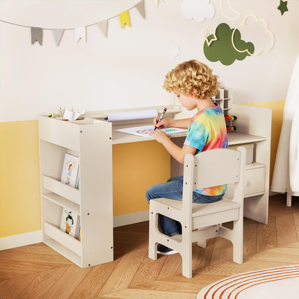Costzon Kids Desk and Chair Set Art Activity Desk Set
