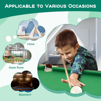 Costzon Billiard Table Pool Game Table Includes Cues