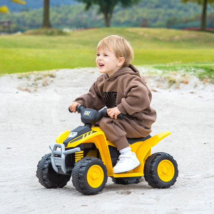 Costzon Kids ATV 6V CAT Licensed Four Wheeler Quad Car Toy with LED Headlight