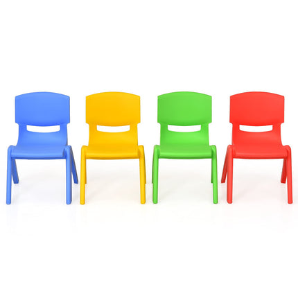 Costzon Kids Chairs Stackable Plastic Learn and Play Chair
