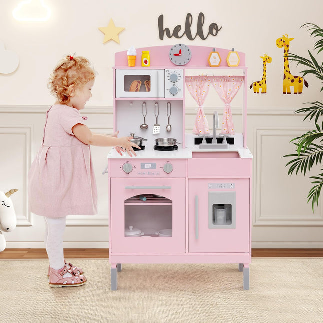 Costzon Kids Wooden Little Chef Pretend Toy