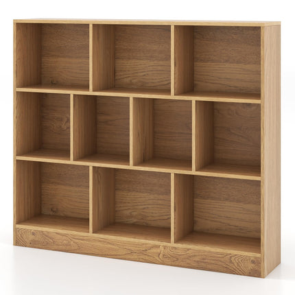 Costzon Montessori Shelf, 10-Section Toy Storage Organizer for Books Toys