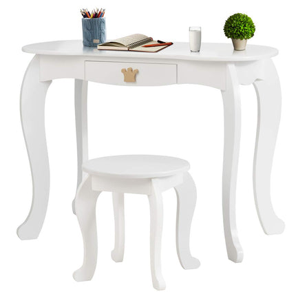 Costzon Kids Vanity Table and Chair Set